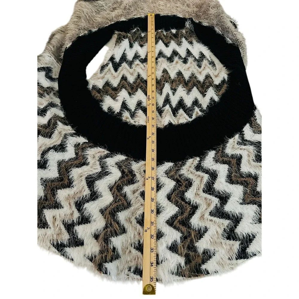 NWT Liquid By Sioni Sweater Vest 2X Eyelash Soft Shawl Collar Boho Cardigan Soft